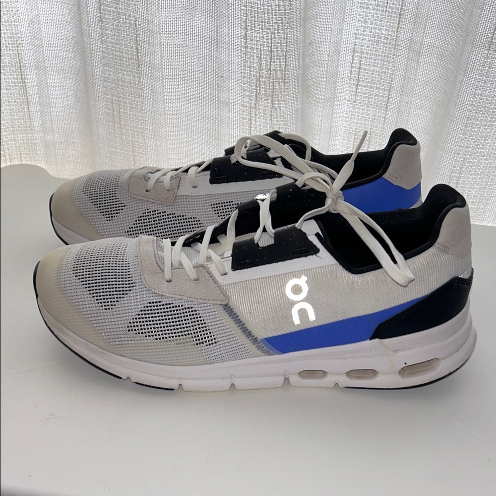 On Running Cloudrift Men's Running Shoes White‎ Cobalt US 9.5
